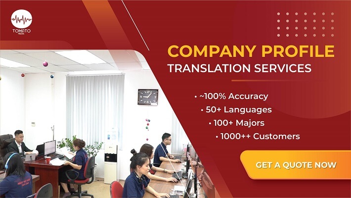 Accurate company profile translation services