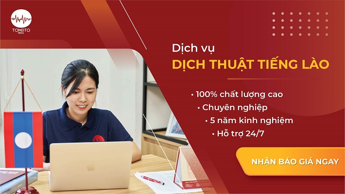 Dịch vụ dịch thuật tiếng Lào chuyên nghiệp tại Tomato Media
