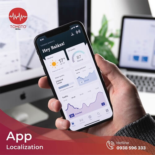 App localization service: Ứng dụng của bạn có thể đến đông khách sử dụng trong cả thị trường quốc tế với dịch vụ định vị ứng dụng. Với giá cả phải chăng và kinh nghiệm phong phú, bạn có thể được hỗ trợ phát triển ứng dụng của mình theo hướng đi đúng đắn và theo đúng đối tượng khách hàng hướng tới. 