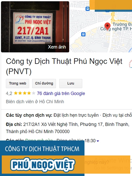 Dịch thuật HCM Phú Ngọc Việt