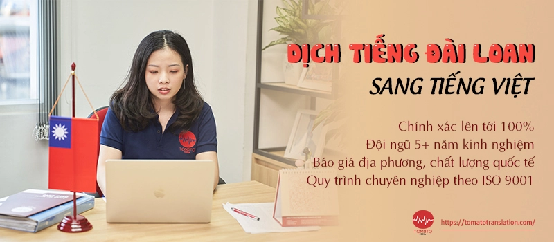 Đăng ký dịch tiếng Đài Loan sang tiếng Việt