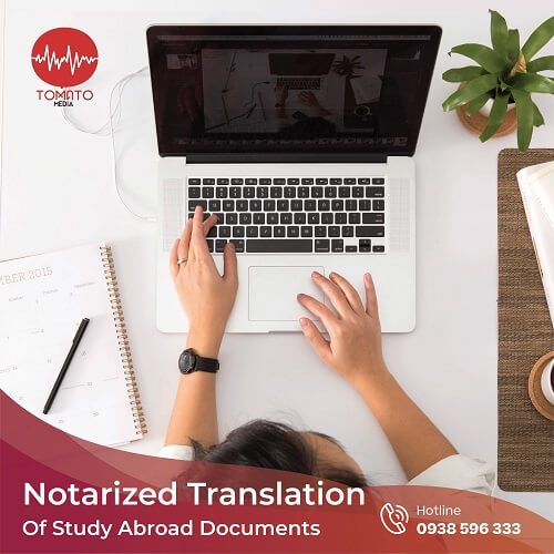 Notarized Translation Services of  Study Abroad Documents