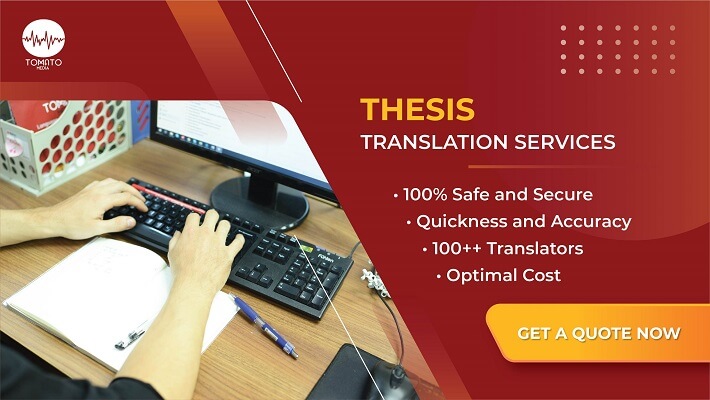 Translation services of theses and academic documents