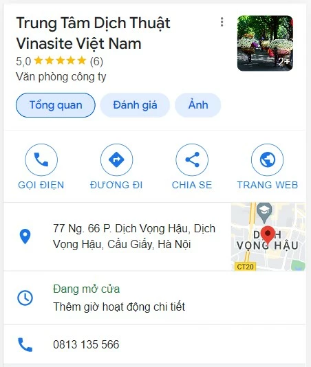 Công ty dịch thuật tiếng Nhật – Vinasite Việt Nam