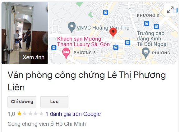 Văn phòng dịch thuật công chứng quận Phú Nhuận hcm