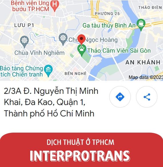 địa chỉ dịch thuật công chứng Sài Gòn