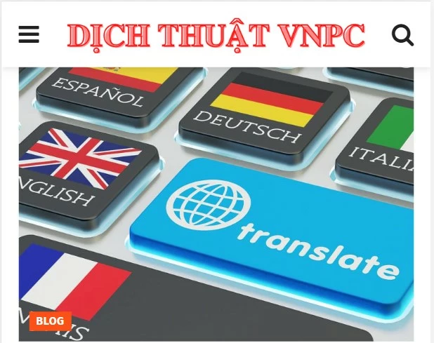 Dịch thuật tiếng Hàn ở Hà Nội - VNPC
