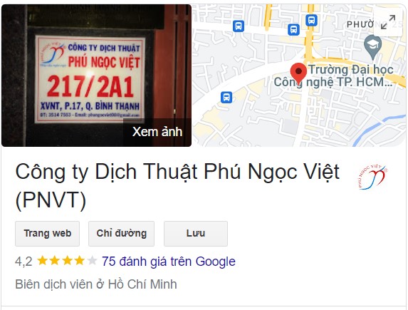 Dịch thuật tiếng Hàn tại TPHCM - Phú Ngọc Việt