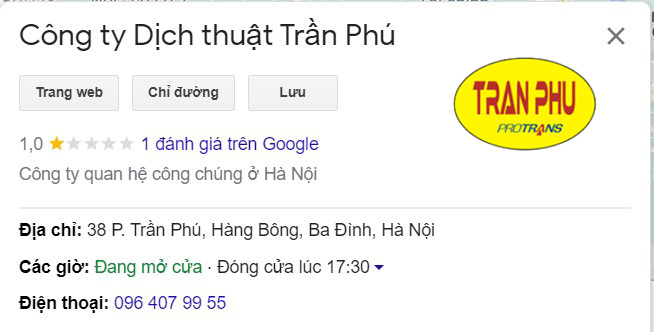 Dịch thuật tiếng Hàn tại TPHCM - Trần Phú