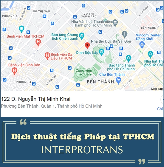 Dịch thuật tiếng Pháp tại TPHCM - Interprotrans