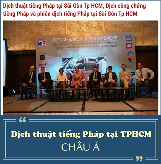Dịch thuật tiếng Pháp tại TPHCM - Châu Á