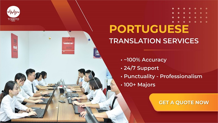 Dịch vụ biên dịch tiếng Bồ Đào Nha uy tín tại Tomato