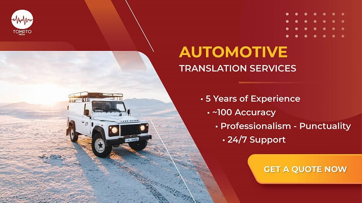 Automotive engineering translation service