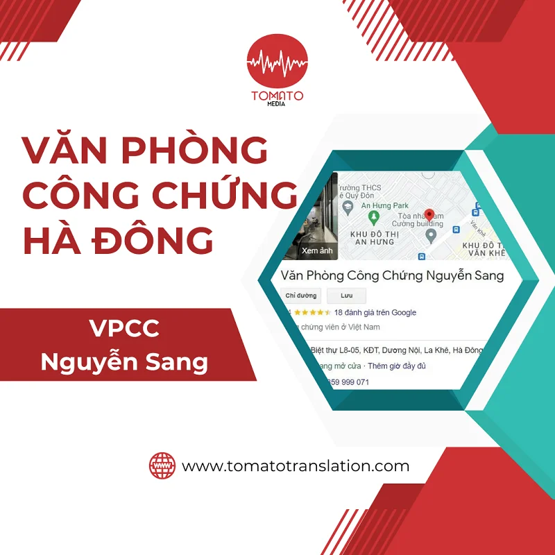 văn phòng công chứng Hà Đông Hà Nội - VPCC Nguyễn Sang