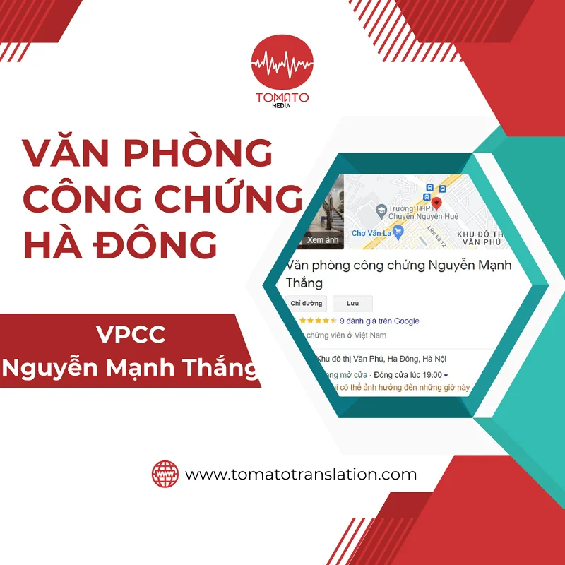 văn phòng công chứng Hà Đông Hà Nội - VPCC Nguyễn Mạnh Thắng