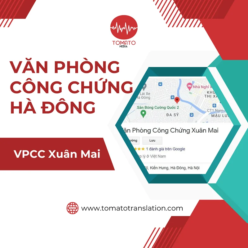 văn phòng công chứng quận Hà Đông Hà Nội - VPCC Xuân Mai