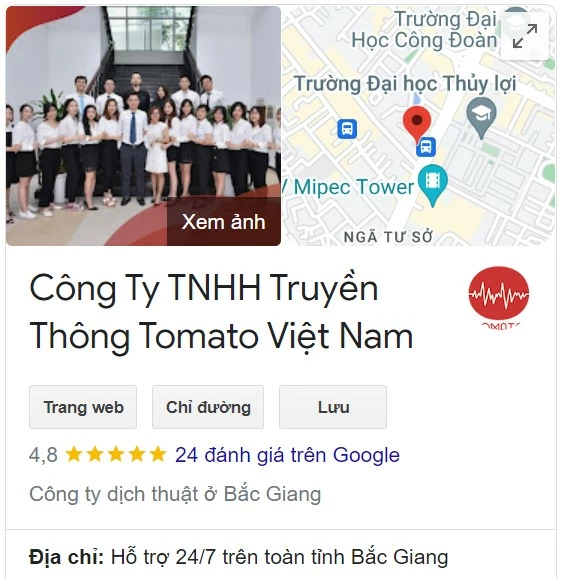 Công ty dịch thuật Bắc Giang - 1