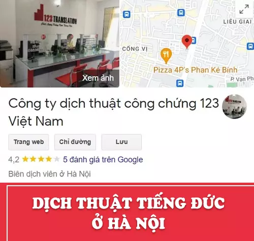 Dịch thuật tiếng Đức ở Hà Nội - Dịch thuật 123 Việt Nam