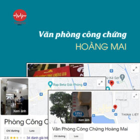 Danh sách văn phòng công chứng quận Hoàng Mai Hà Nội
