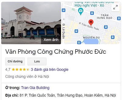 Văn phòng công chứng quận Hoàn Kiếm Hà Nội - 6