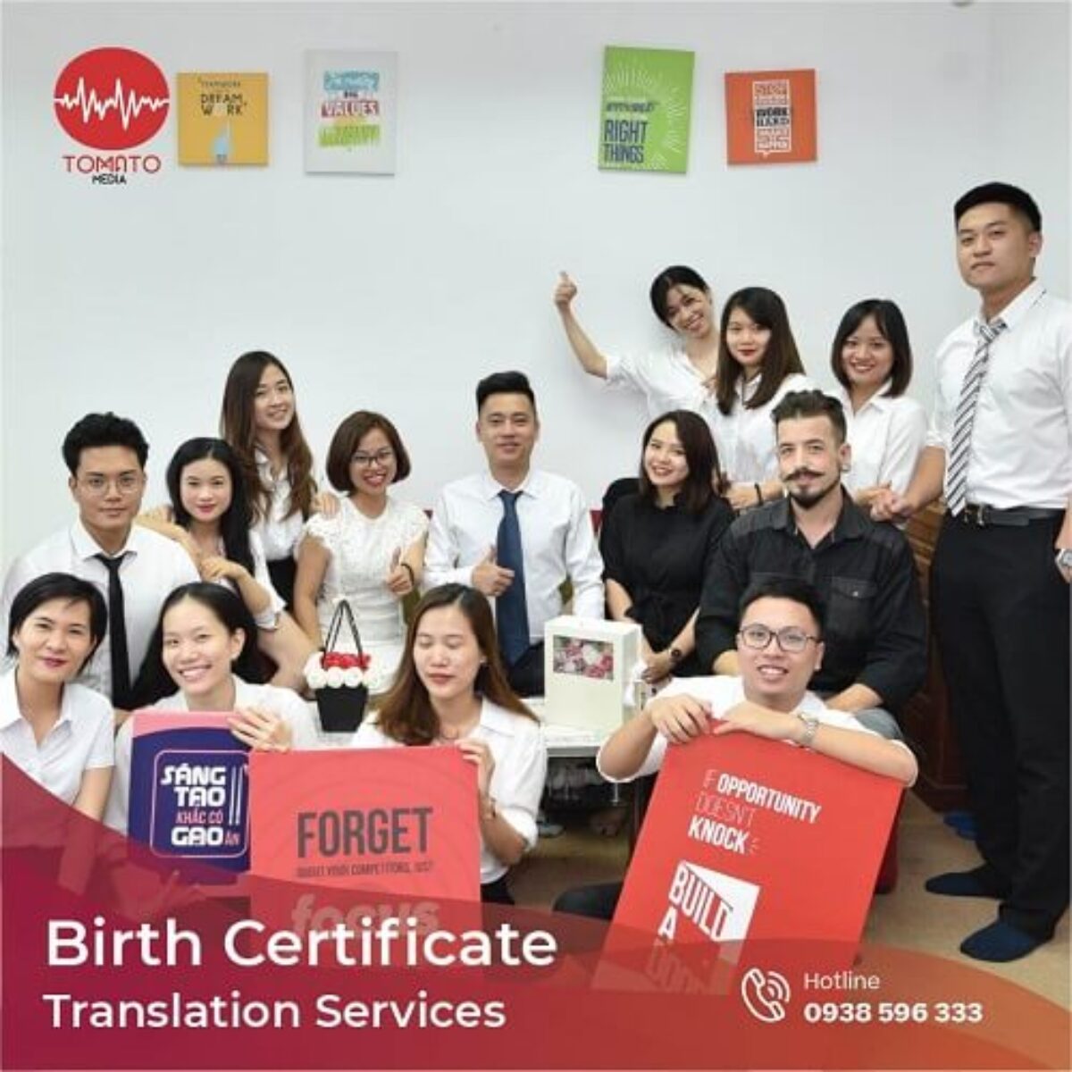 Birth certificate translation service ✓ Accuracy ... Background: Dịch vụ dịch giấy khai sinh với độ chính xác cao sẽ giúp bạn tiết kiệm thời gian và công sức khi làm các thủ tục chính phủ và các nhu cầu khác. Bạn sẽ được hướng dẫn chọn ngôn ngữ phù hợp và cung cấp thông tin đầy đủ để dịch viên có thể dịch chính xác. Hãy xem ảnh liên quan để tìm hiểu thêm về dịch vụ này.