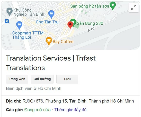 Dịch thuật Tân Bình - Translation Services | Tnfast Translations