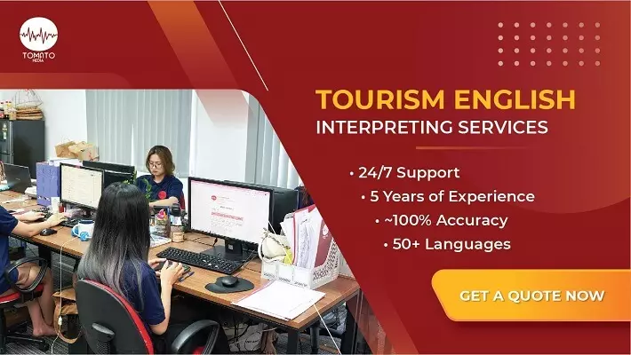 Tourism English interpreting services