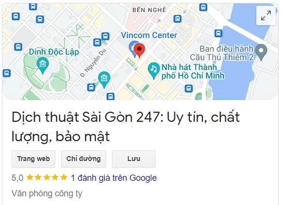 District 3 Translation – Saigon 247 Translation