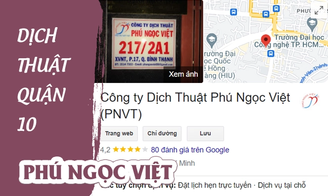 Dịch thuật quận 10 - Phú Ngọc Việt