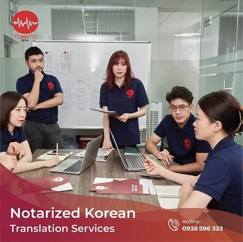 Notarized Korean translation services