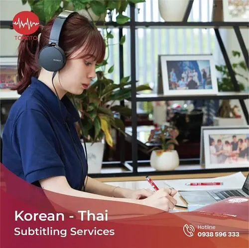 Korean - Thai subtitling service