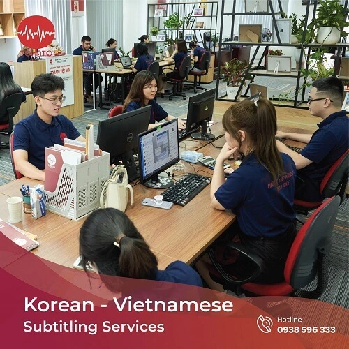 Korean - Vietnamese subtitling services