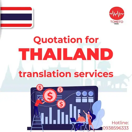 Quotation for Thailand translation