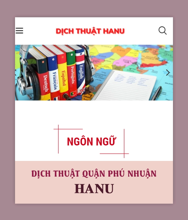 Dịch thuật quận Phú Nhuận - Hanu