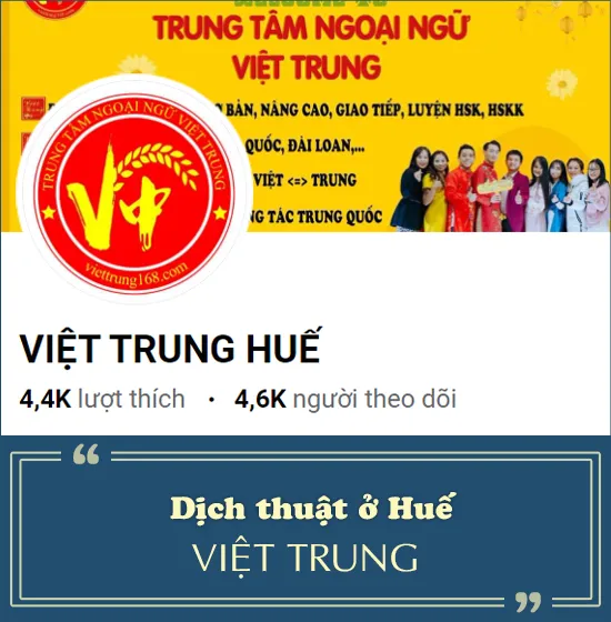 Dịch thuật Huế - Việt Trung