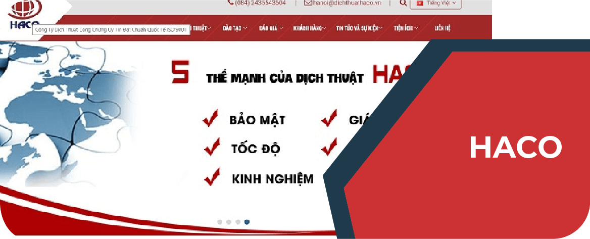 HACO - low-cost notarized translation in Ho Chi Minh City