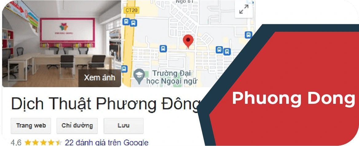 Low-cost translation center in Ho Chi Minh City - Phuong Dong