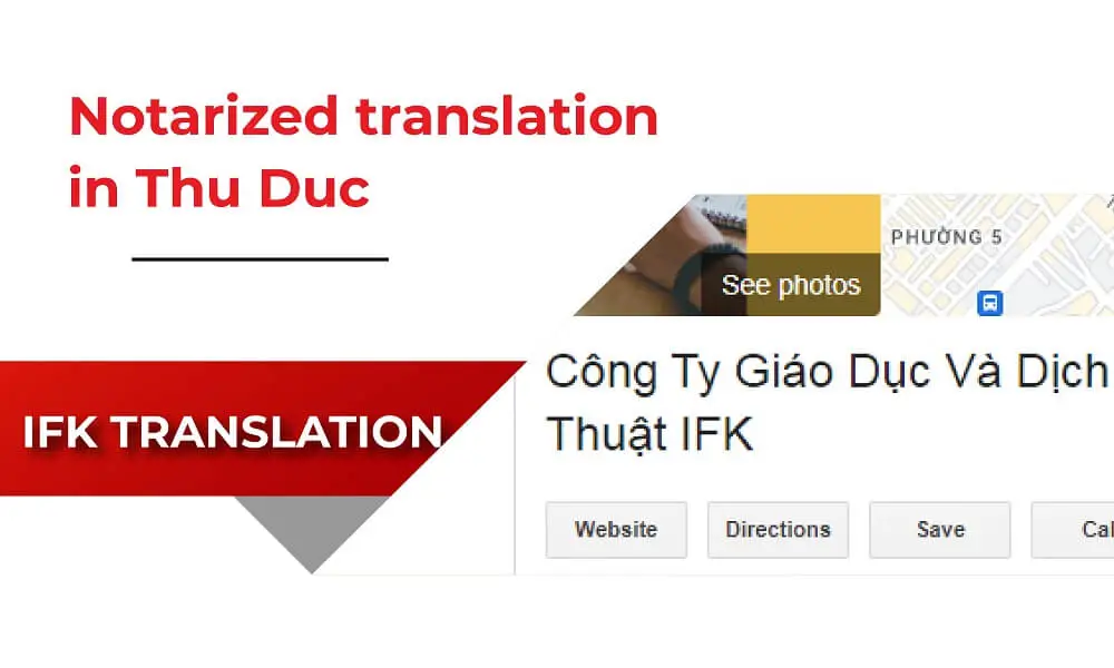 Thu Duc translation - IFK