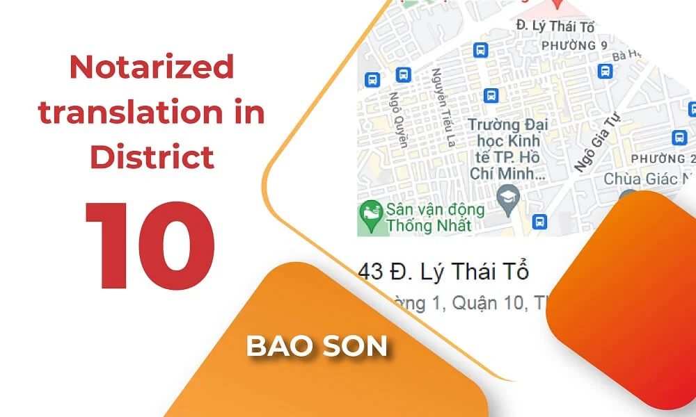 Translation services in District 10 HCMC - Bao Son Translation