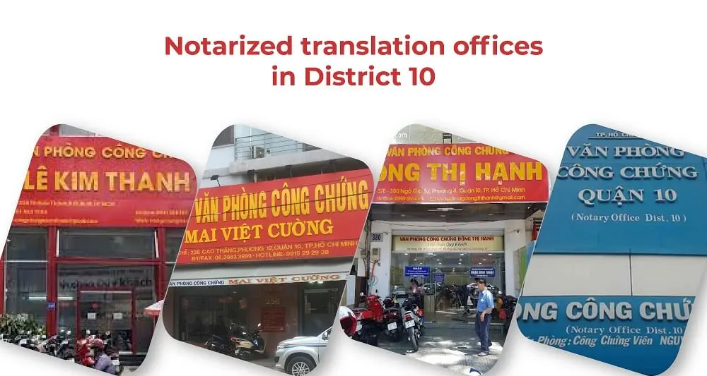 District 10 notarized translation - Notary offices
