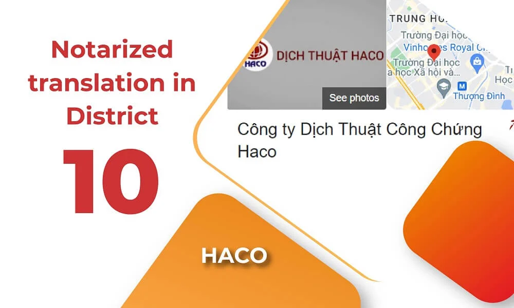Translation services in District 10 - HACO Translation Company