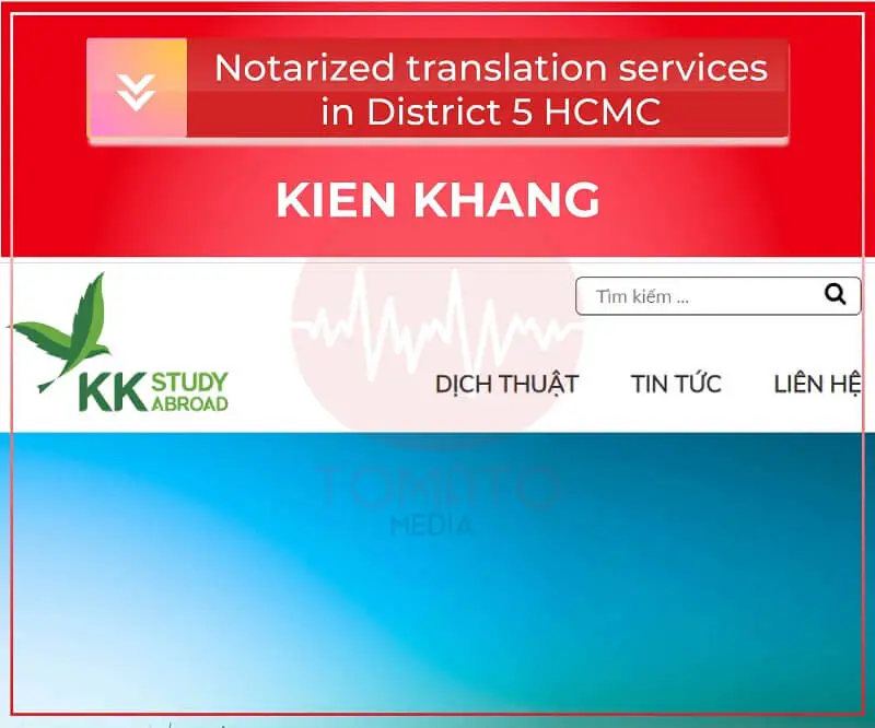 Notarized translation company in District 5 HCMC - Kien Khang