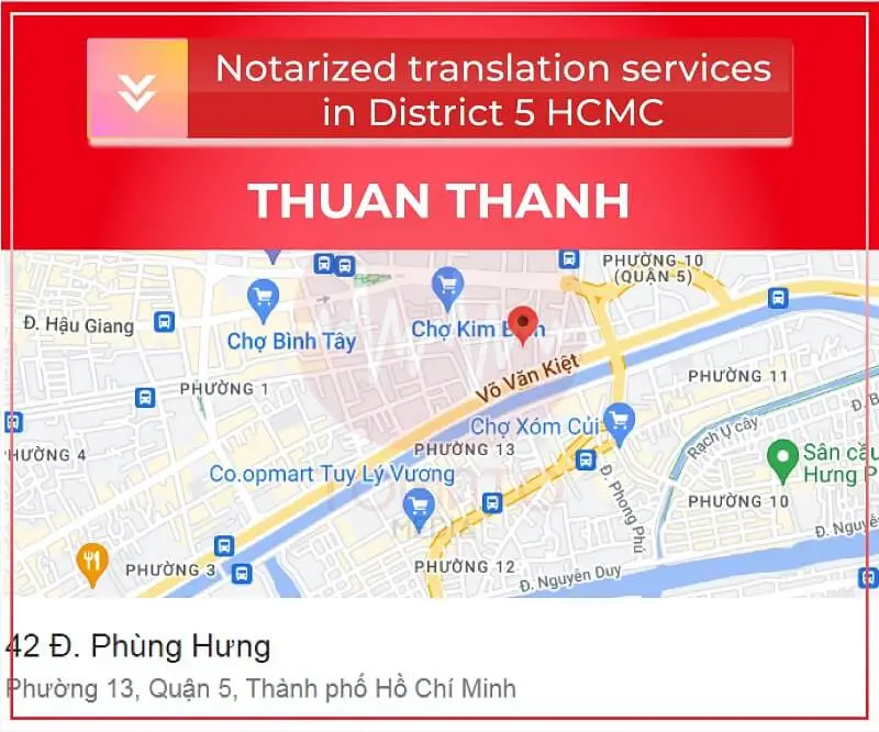 Translation in District 5 – Thuan Thanh Translation and Business Consulting
