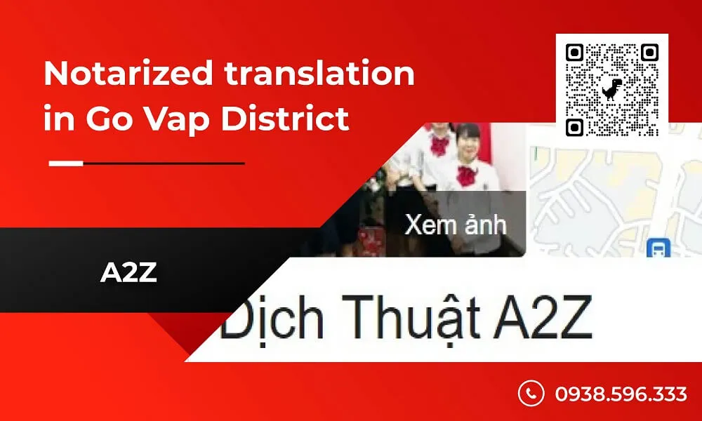Translation services in Go Vap District– A2Z company