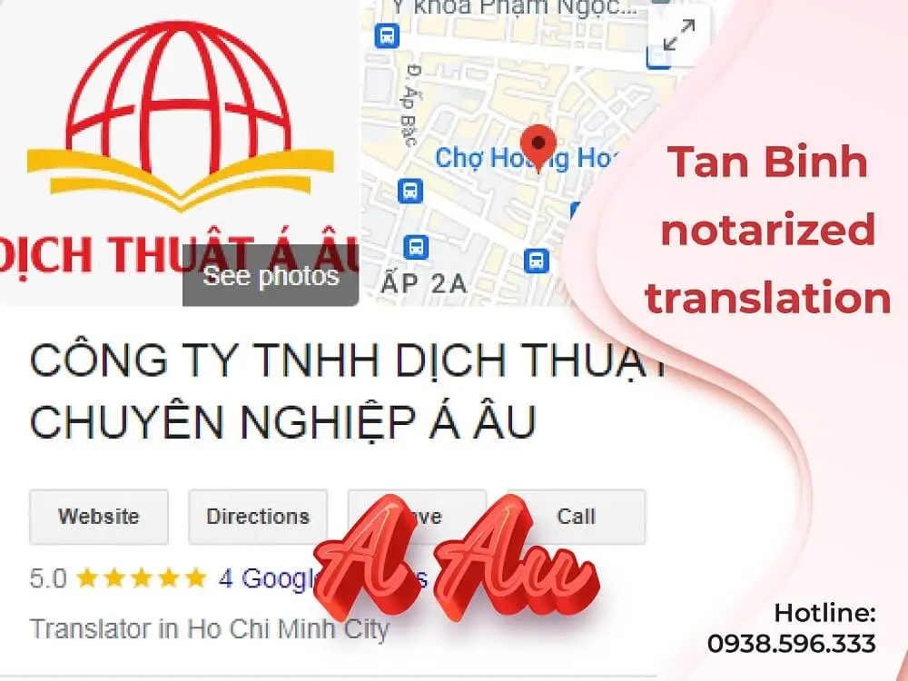 Tan Binh translation – A Au Professional Translation Co., Ltd