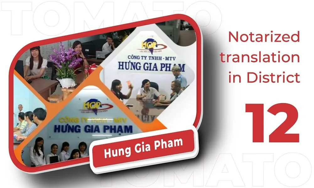 Translation services in District 12 - Hung Gia Pham Company
