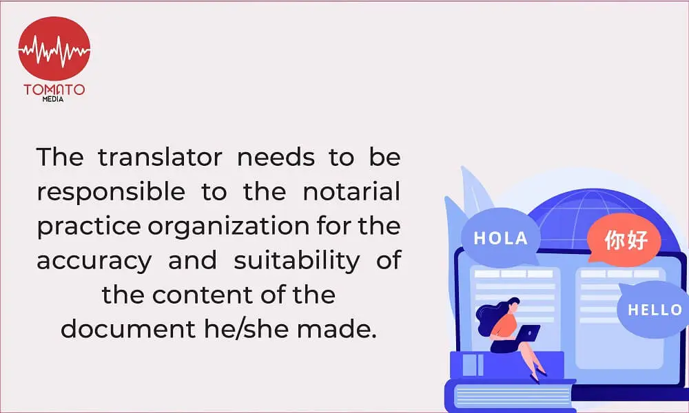 Is it possible to do a notarized translation yourself?