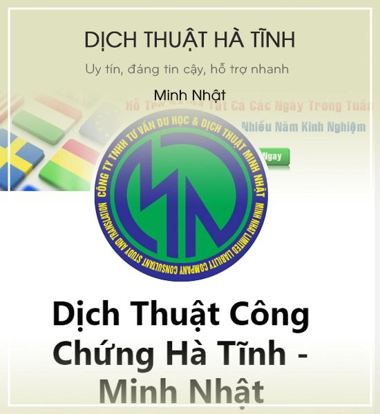 Dịch thuật Hà Tĩnh - Minh Nhật