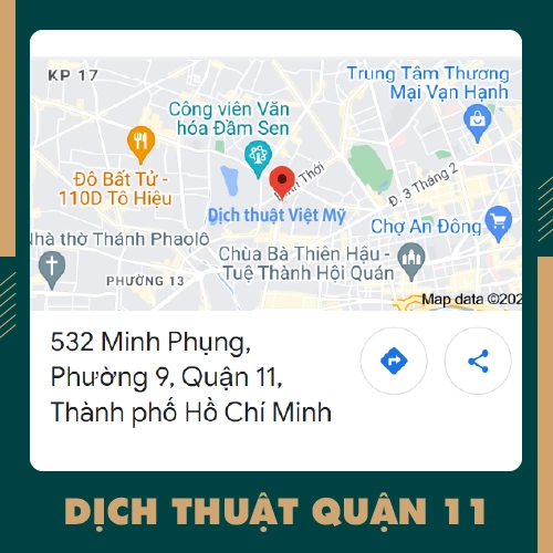 Dịch thuật Quận 11 - Việt Mỹ