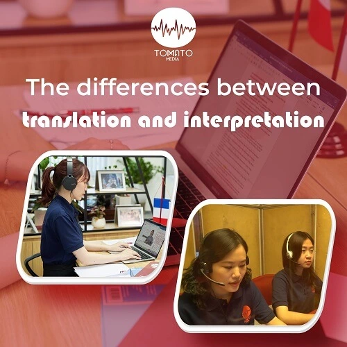 What is the difference between translation and interpretation
